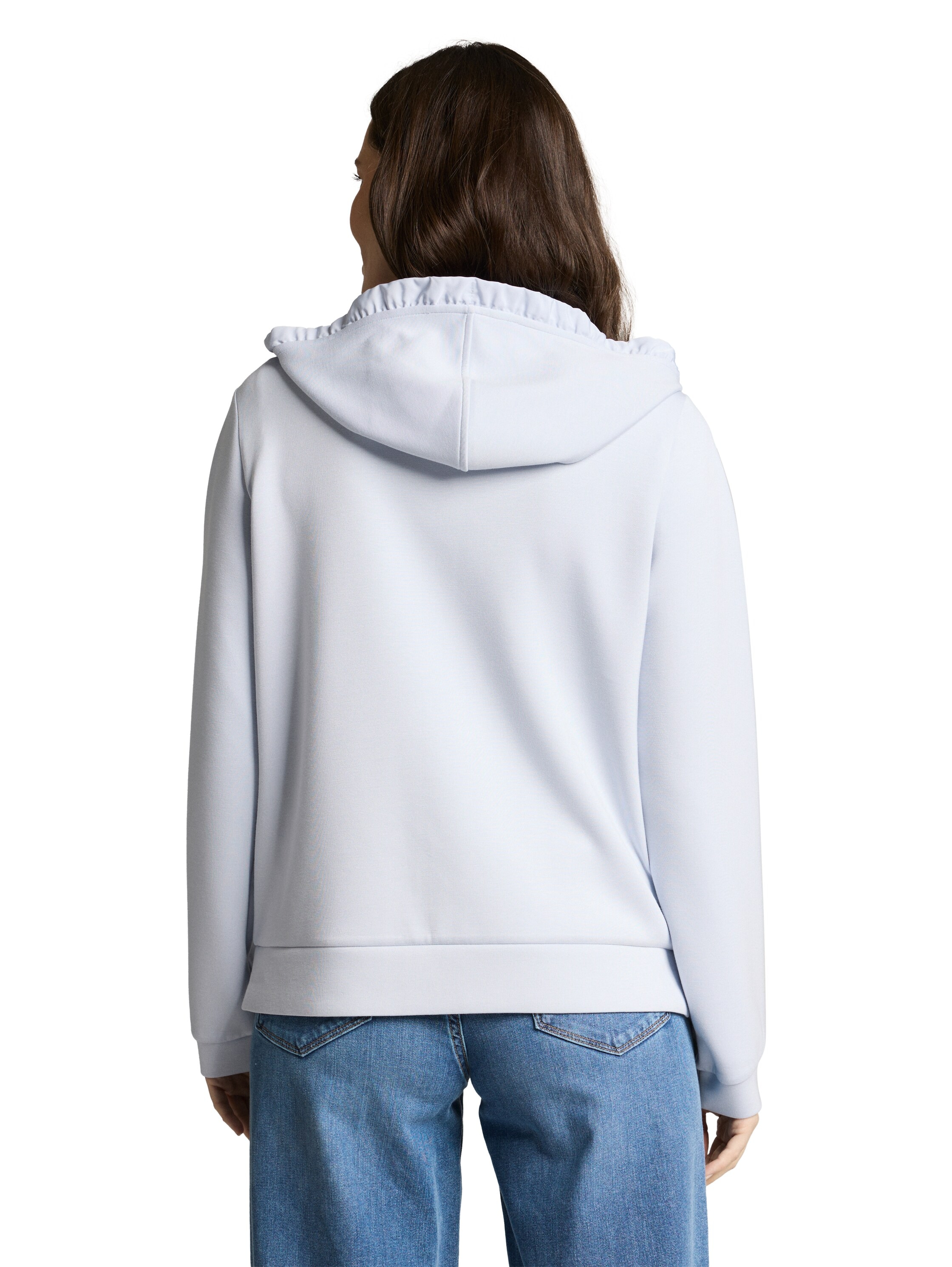 TOM TAILOR Sweat à capuche »Regular« mit Viskose und Stretch