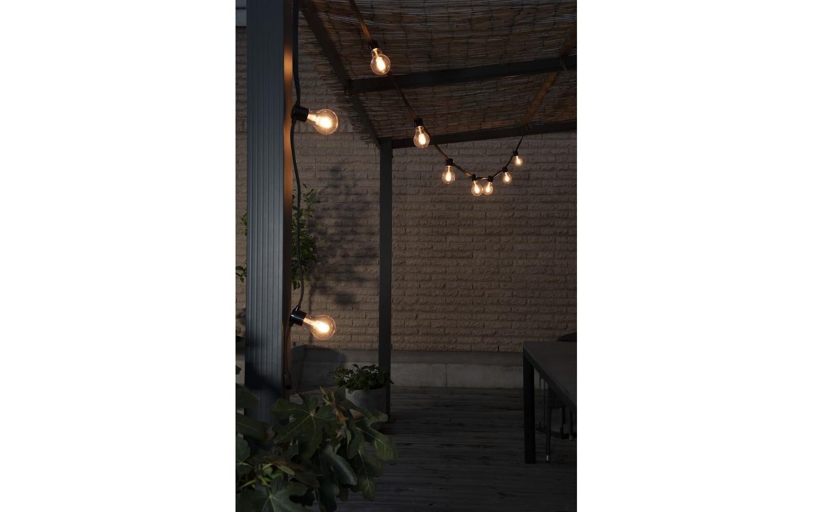 KONSTSMIDE Lichterkette »Solar 2332 10 LEDs, Transparent«, 10 St.-flammig