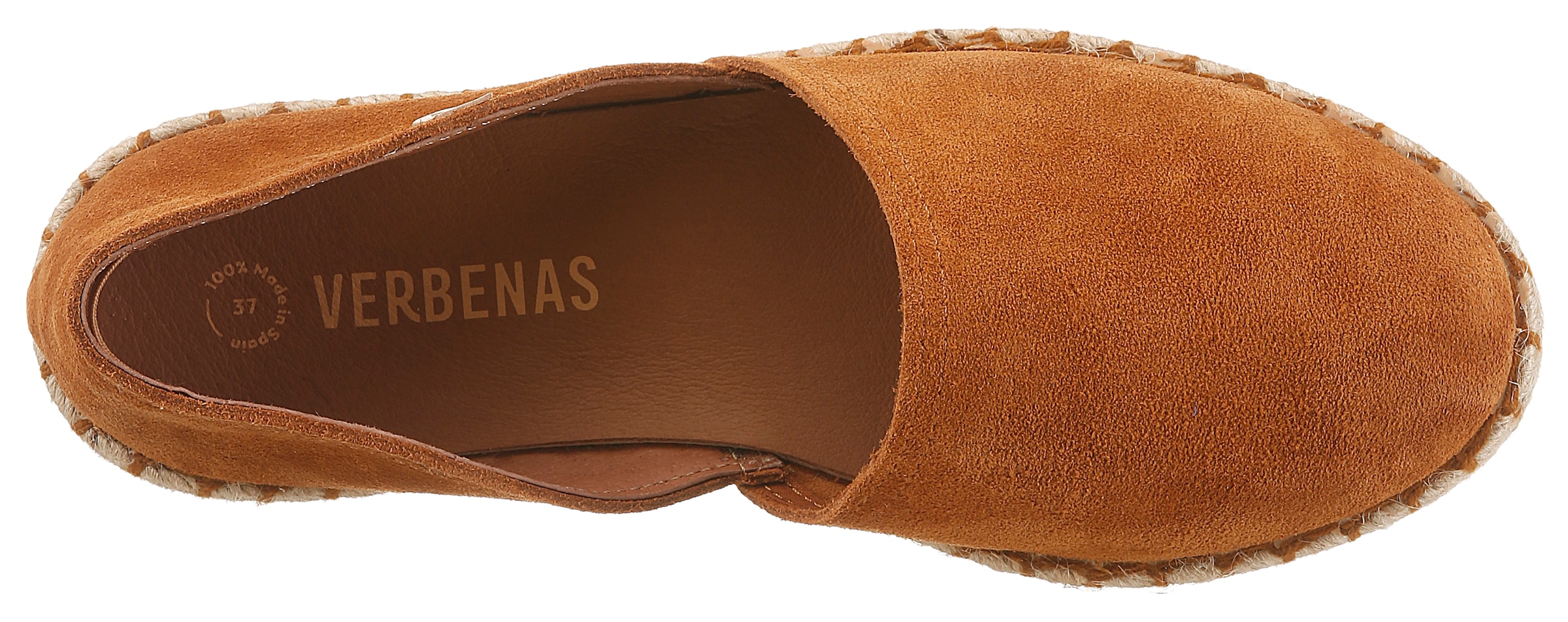 VERBENAS Espadrille »CARMEN SERRAJE«  , Schlupfschuh, Sommerschuh, Loafer mit typischem Jute-Rahmen