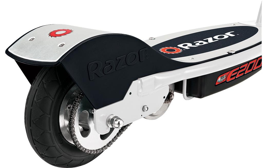 Razor E-Scooter »E200 Weiss / Rot«