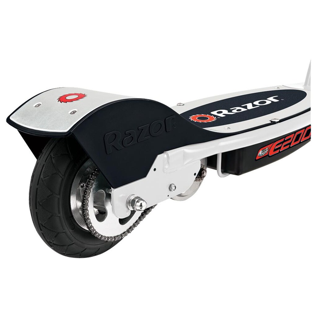 Razor E-Scooter »E200 Weiss / Rot«, 19 km/h, 15 km