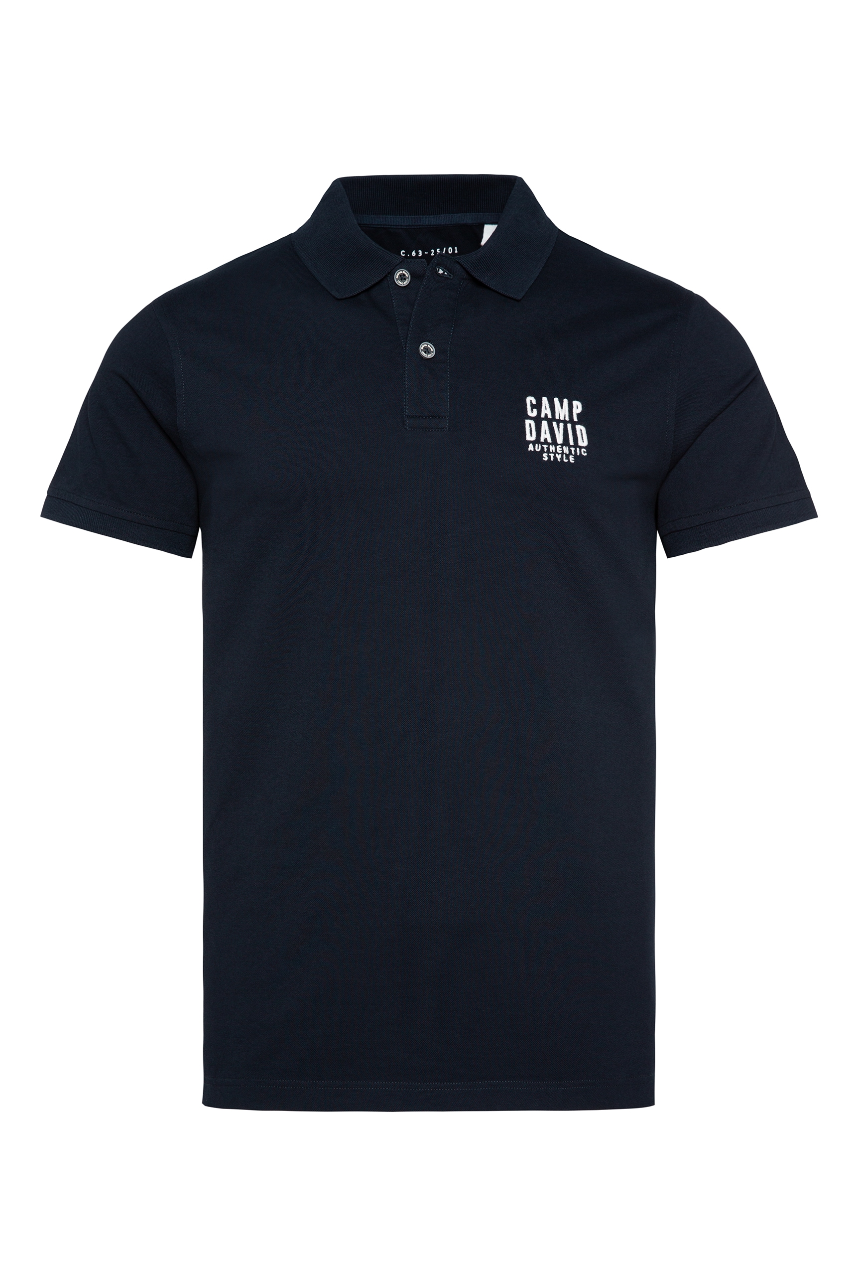 CAMP DAVID Poloshirt, mit kleiner Logo-Stickerei auf Brusthöhe