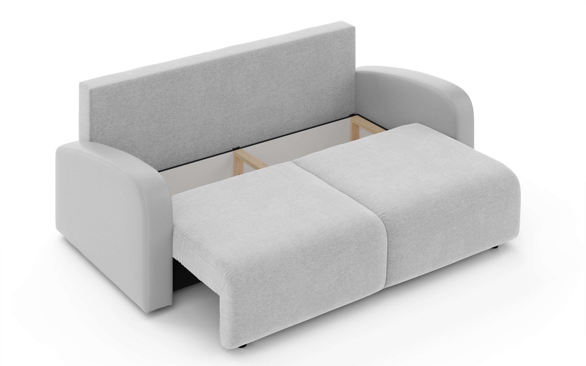 INOSIGN 3-Sitzer »JIGGS wahlweise Schlafsofa mit Bettkasten, Masse B/H/T: 228/96/110 cm«, Sofa mit Wellenunterfederung, enthält 2 Rückenkissen und 2 Zierkissen