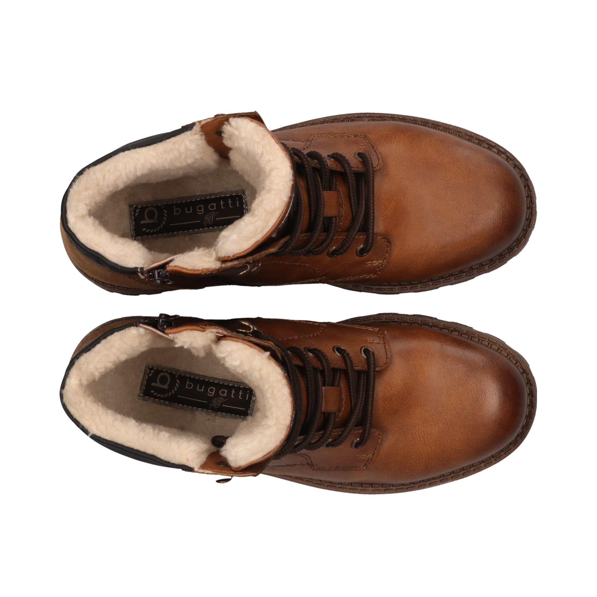 bugatti Bottines à lacets  Schnürstiefelette, Winterboots mit Warmfutter