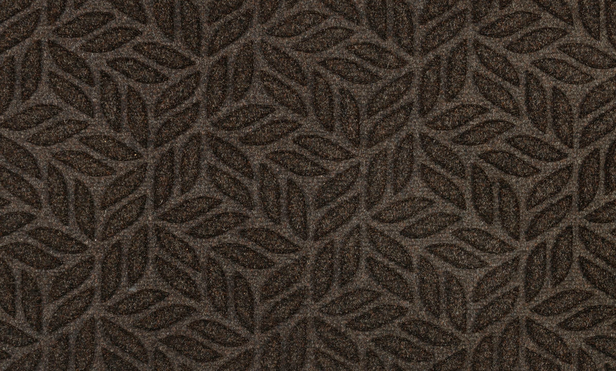 wash+dry by Kleen-Tex Fussmatte »DUNE Leaves Dark Brown«, rechteckig, 8 mm Höhe