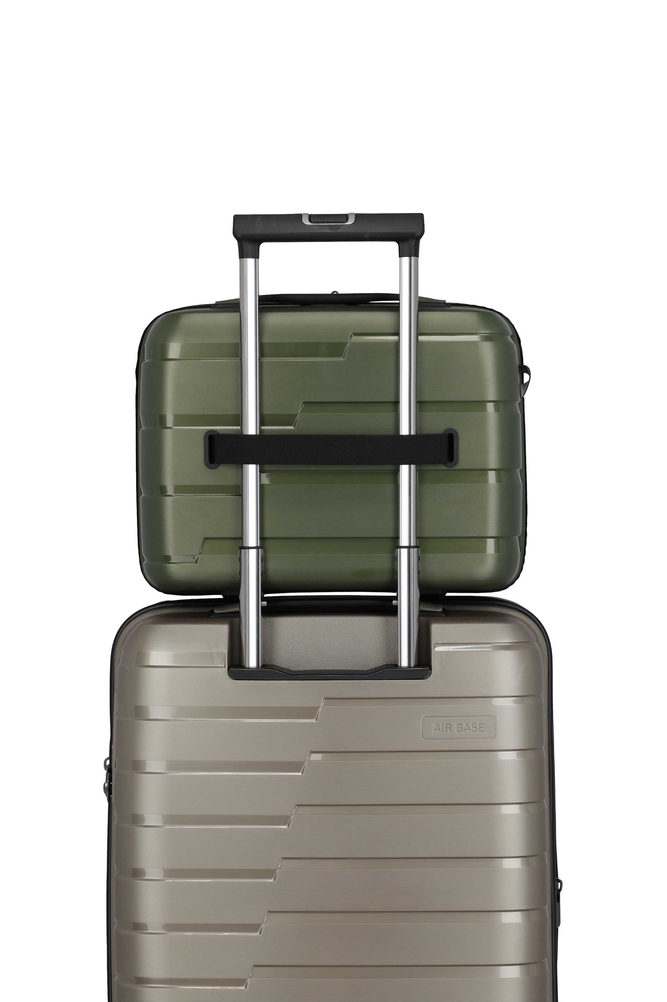 travelite Trousse de beauté »AIR BASE Kosmetikkoffer Hartschale« avec serrure TSA et fonction d’emboîtement – robuste et léger
