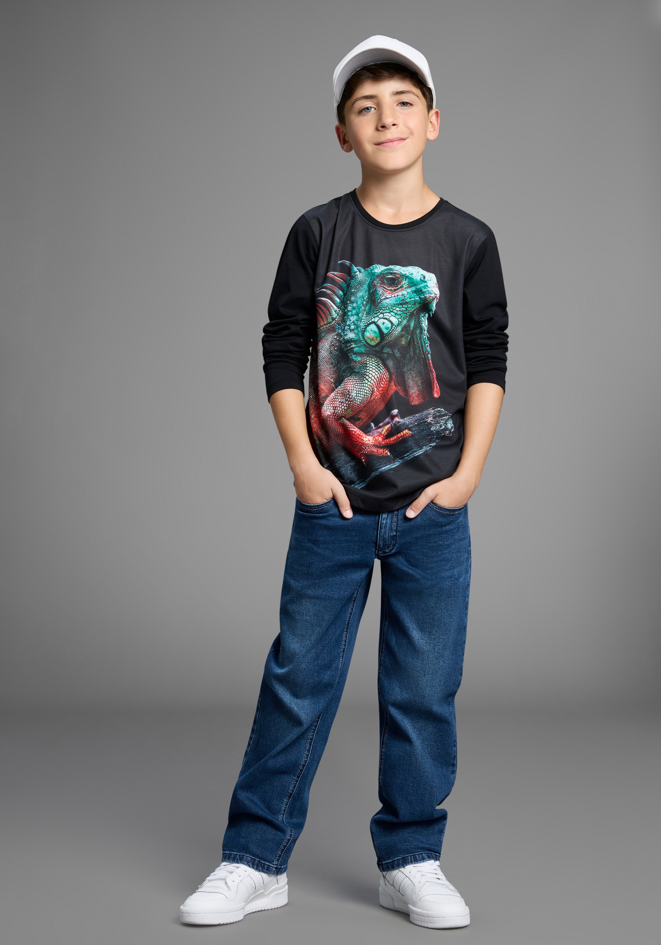 Bruno Banani Jeans loose fit »Loose fit Stretchjeans« NEU! BRUNO BANANI für TEENS. Lässige Jeans