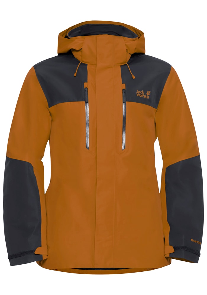 Jack Wolfskin Veste fonctionnelle »JASPER 2L JKT M« mit Kapuze Wasserdicht, atmungsaktiv, Übergangsjacke