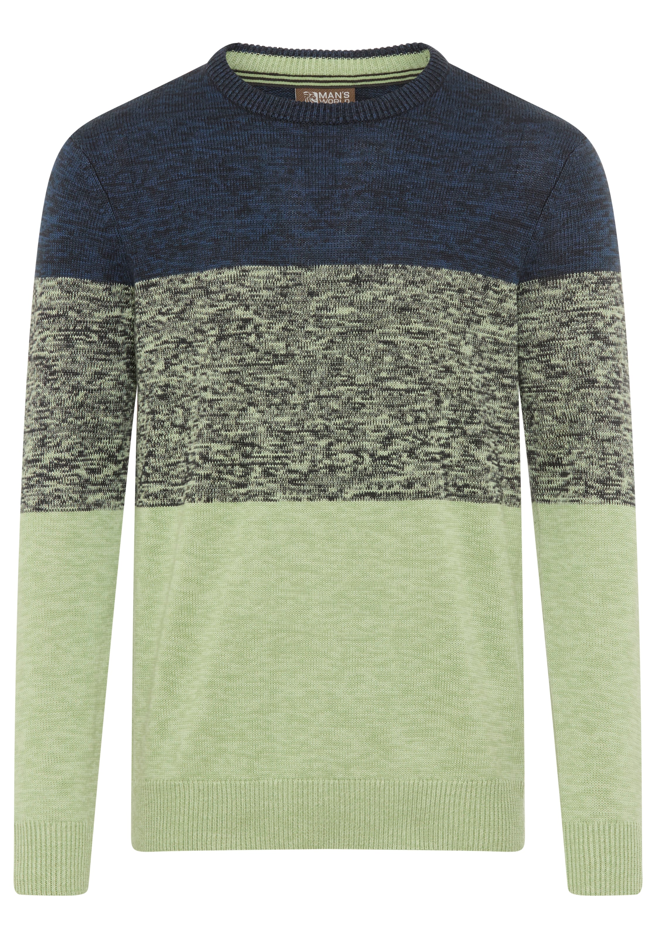 Man's World Rundhalspullover »Bis Grösse 5 XL, in vielen  Farben!  Preis- Leistungsbestseller« mehrfarbig, bequeme Passform