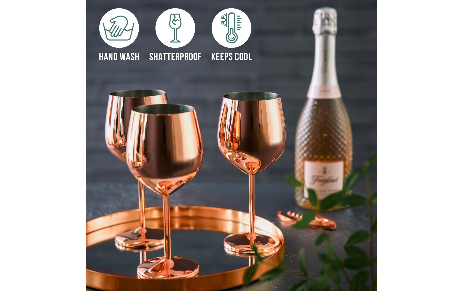   Verre à vin »Oak & Steel 500 ml, 4 Stück«