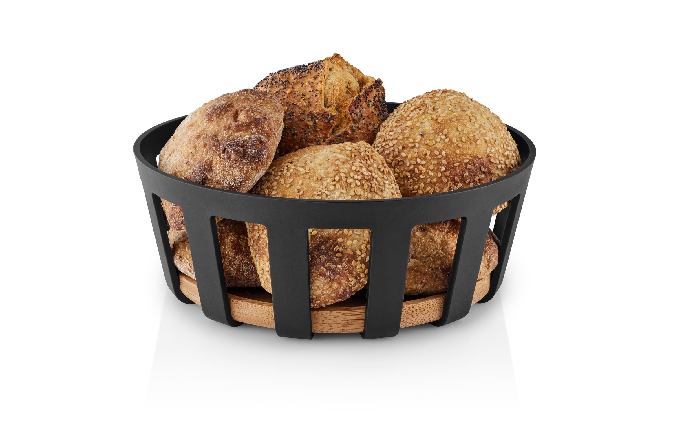 Eva Solo Panier à pain »Nordic kitchen« 1 tlg. Eleganter Brotkorb mit FSC-Bambusboden