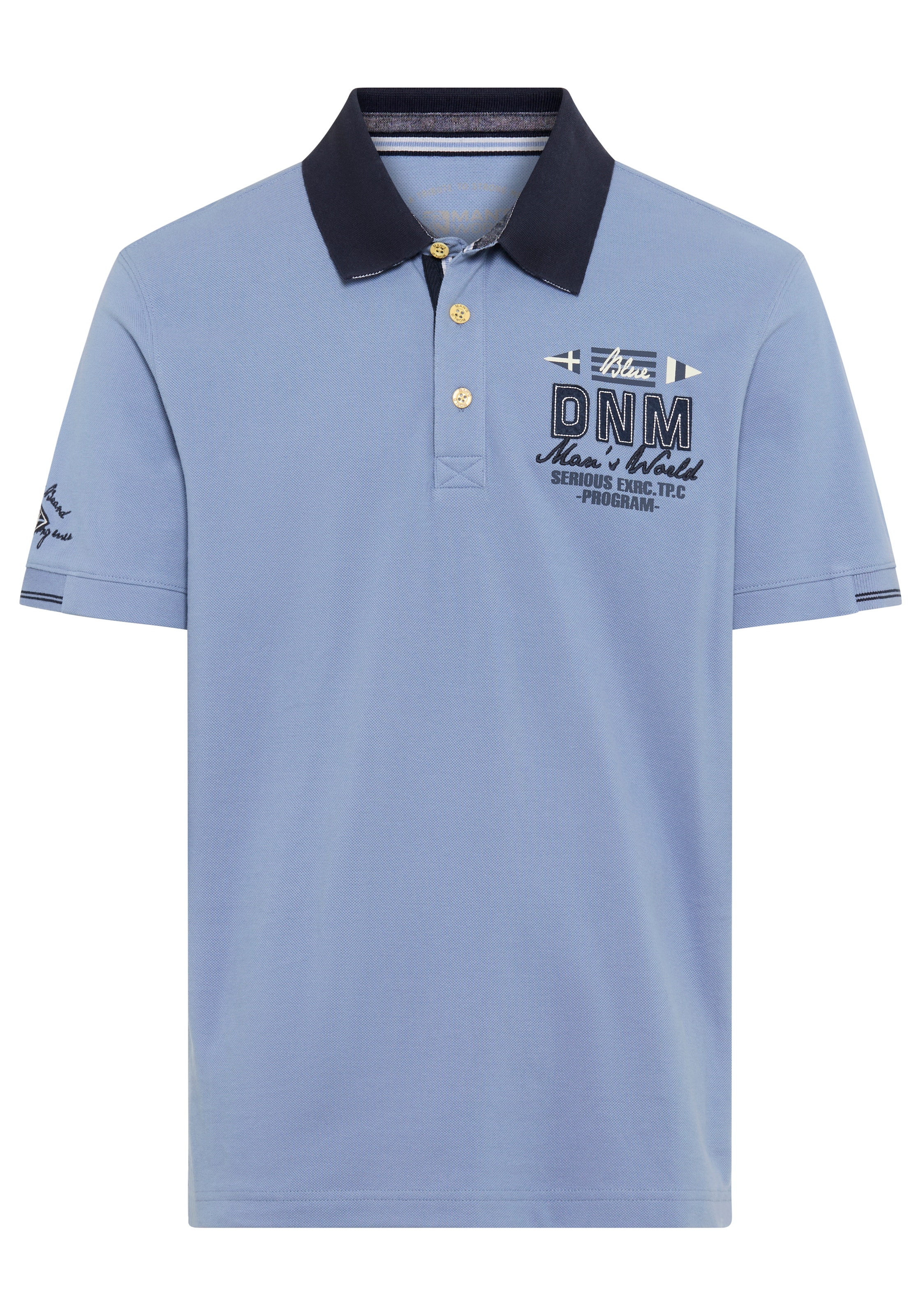 Man's World Poloshirt, Kurzarm, mit Polokragen, für sportliche Aktivitäten