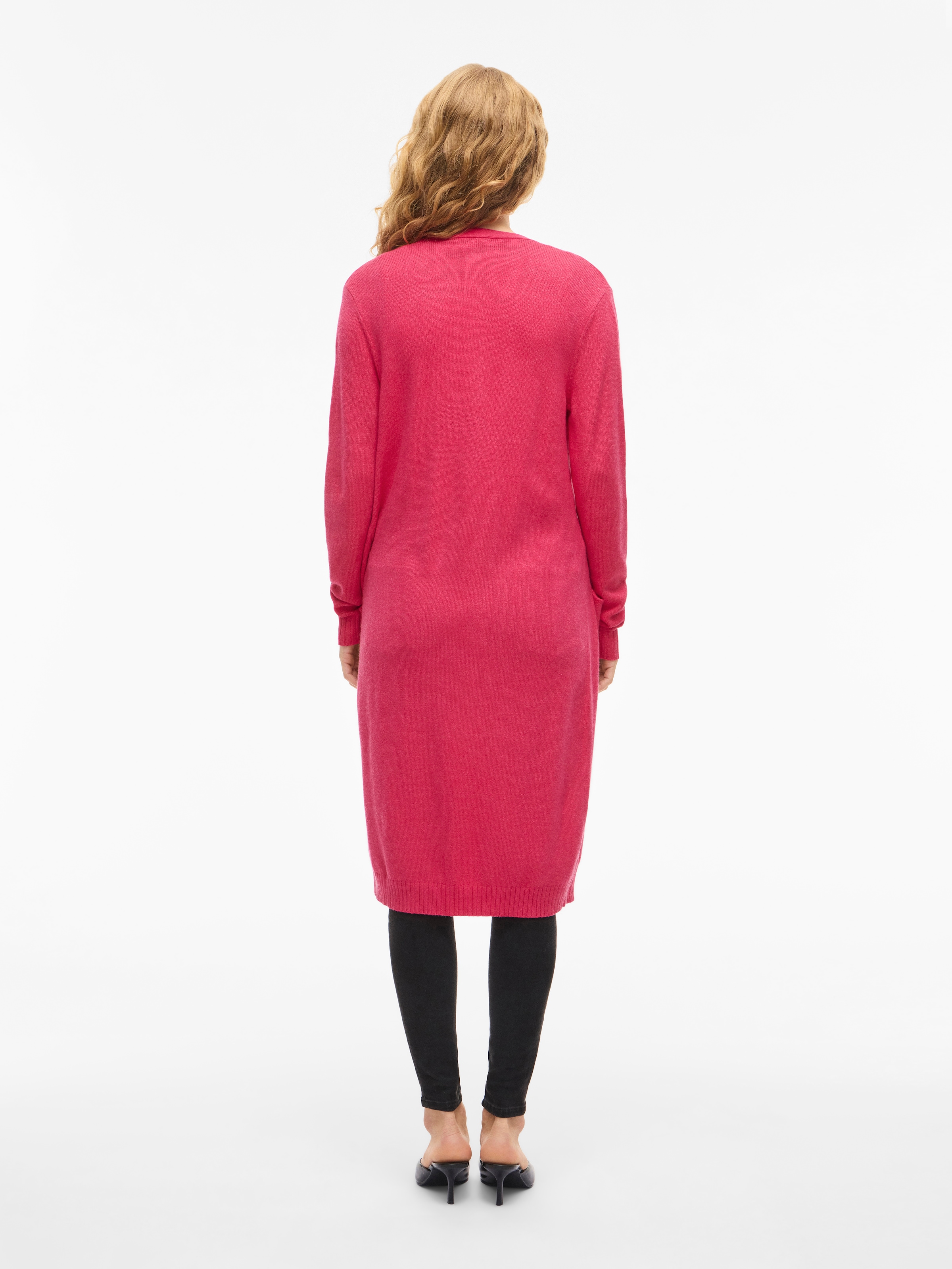 Vila Cardigan long »VIRIL LONG L/S  KNIT CARDIGAN - NOOS« Viskosemischung, regular fit