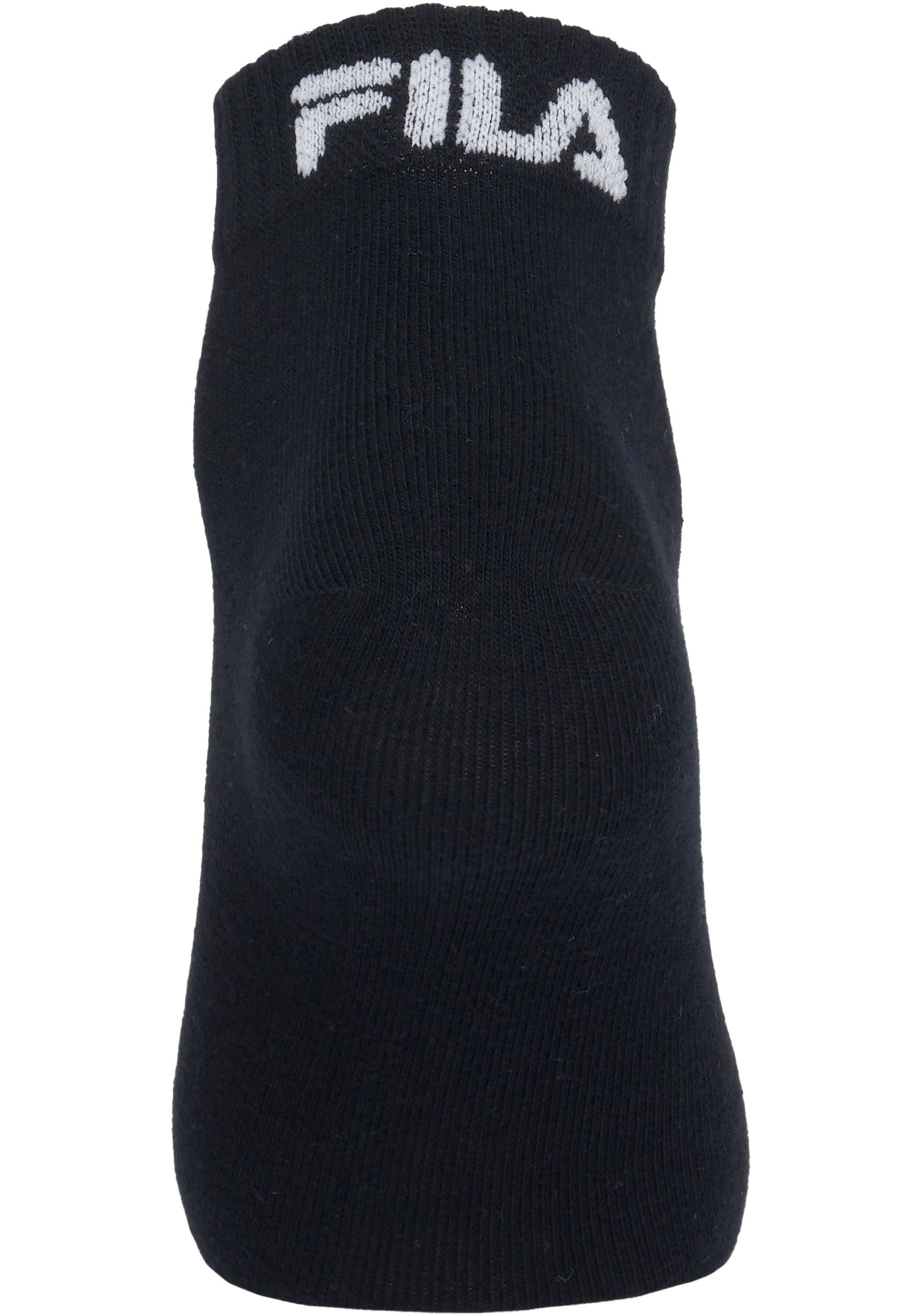 Fila Kurzsocken, (6er Pack), Baumwollmischung, Rippenbündchen, flache Zehennaht
