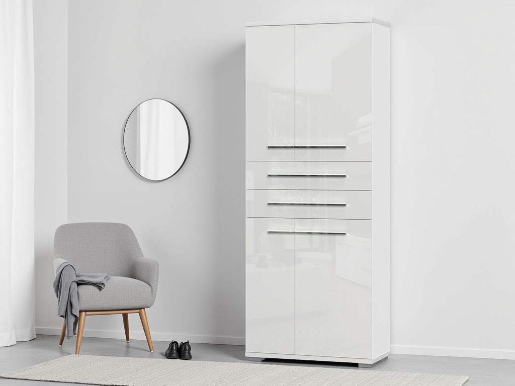 Image of GOODproduct Garderobenschrank "Piano" UV lackiert, hochglänzend, Soft-Close Funktion