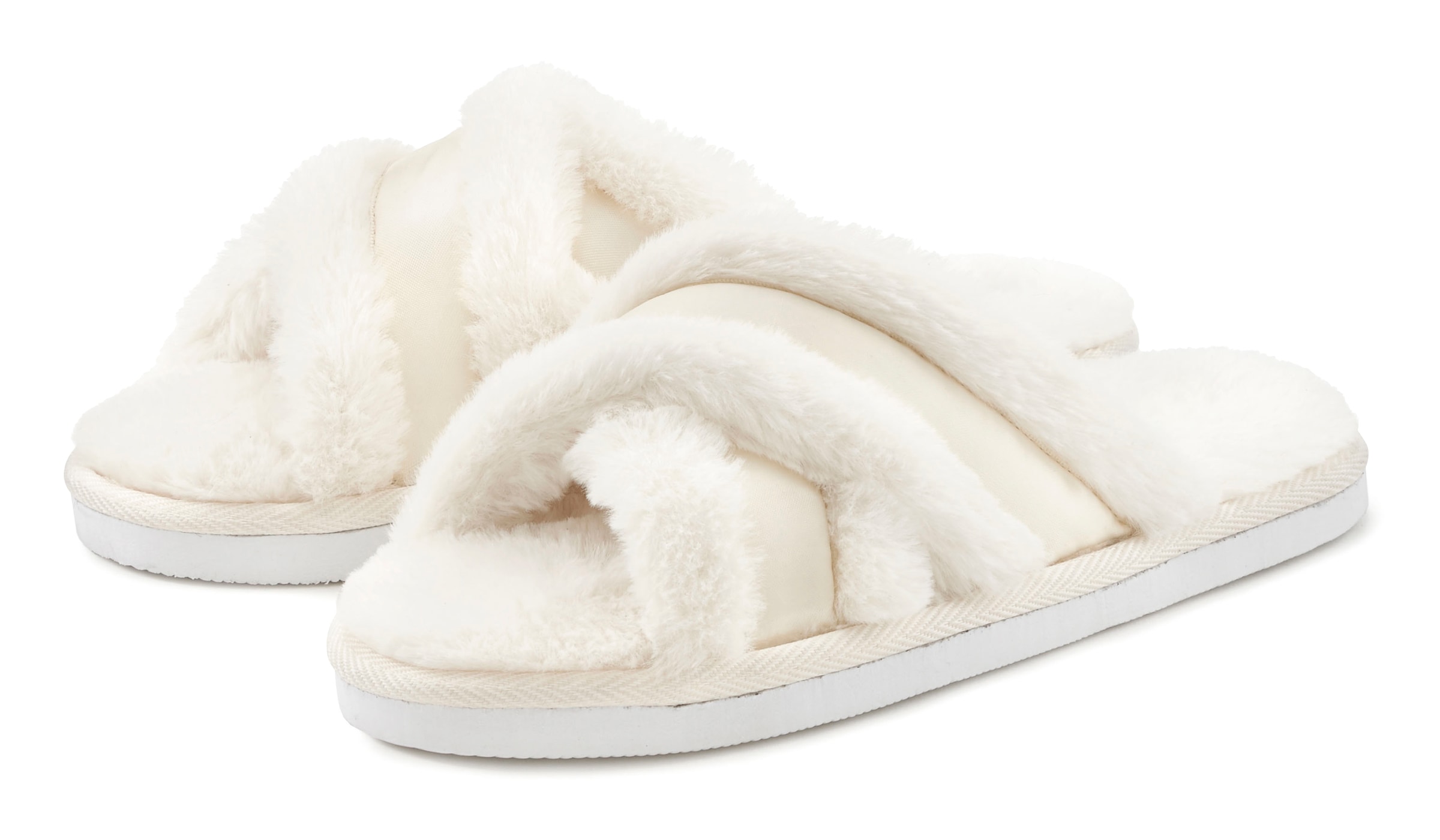 Image of Vivance Dreams Pantolette "Hausschuh, Pantoffel, Mule, offener Schuh," mit Kreuzbandage VEGAN