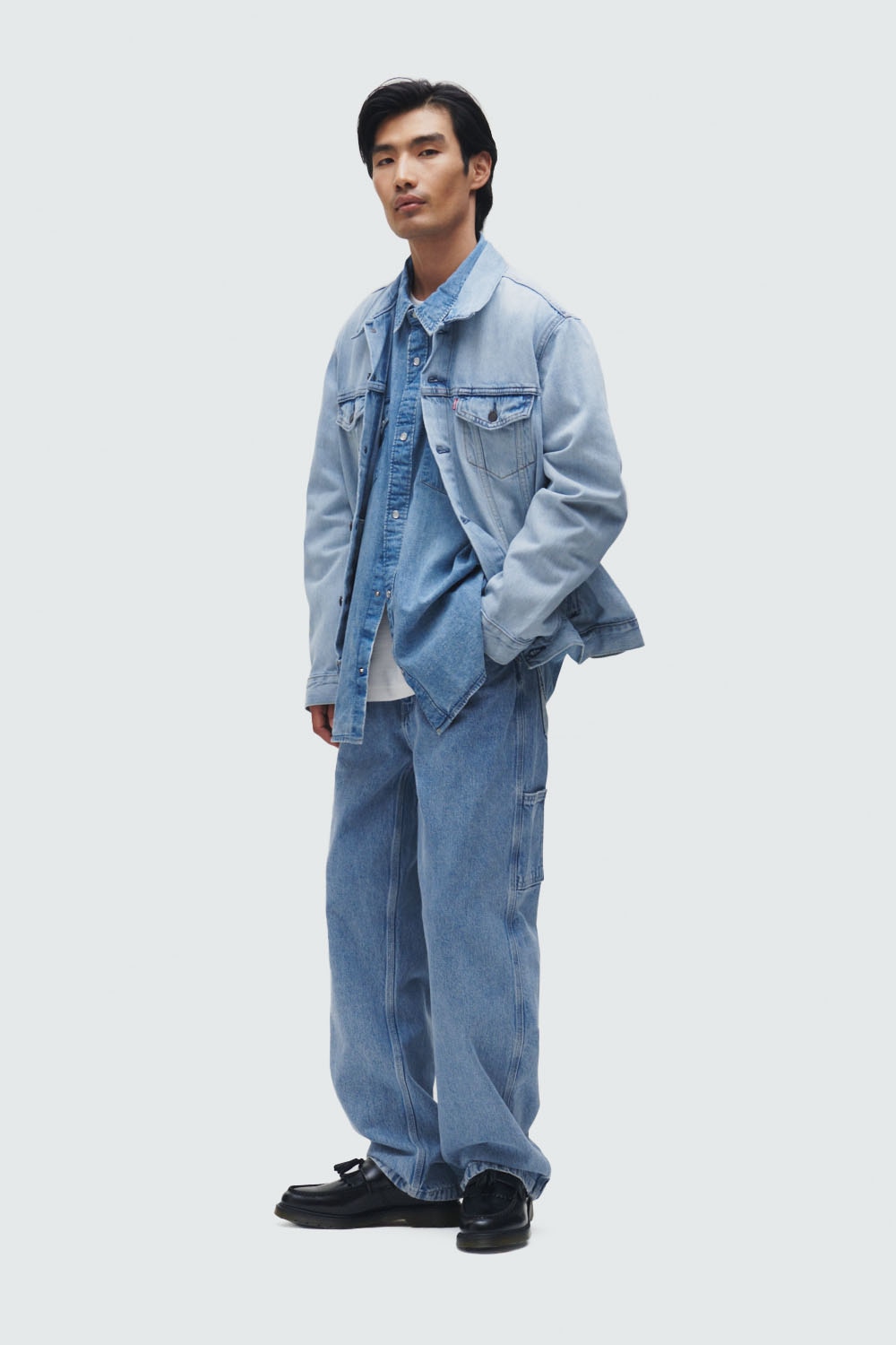 Levi's® Jeansjacke »VINTAGE FIT TRUCKER JKT«, ohne Kapuze, mit Knopfleiste