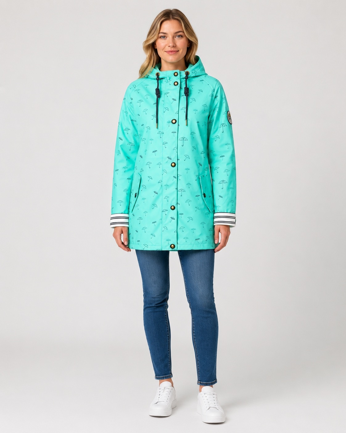 ankerglut Veste de pluie »Friesennerz #ankerglutbucht Regenmantel, Longjacket« également disponible en grandes tailles
