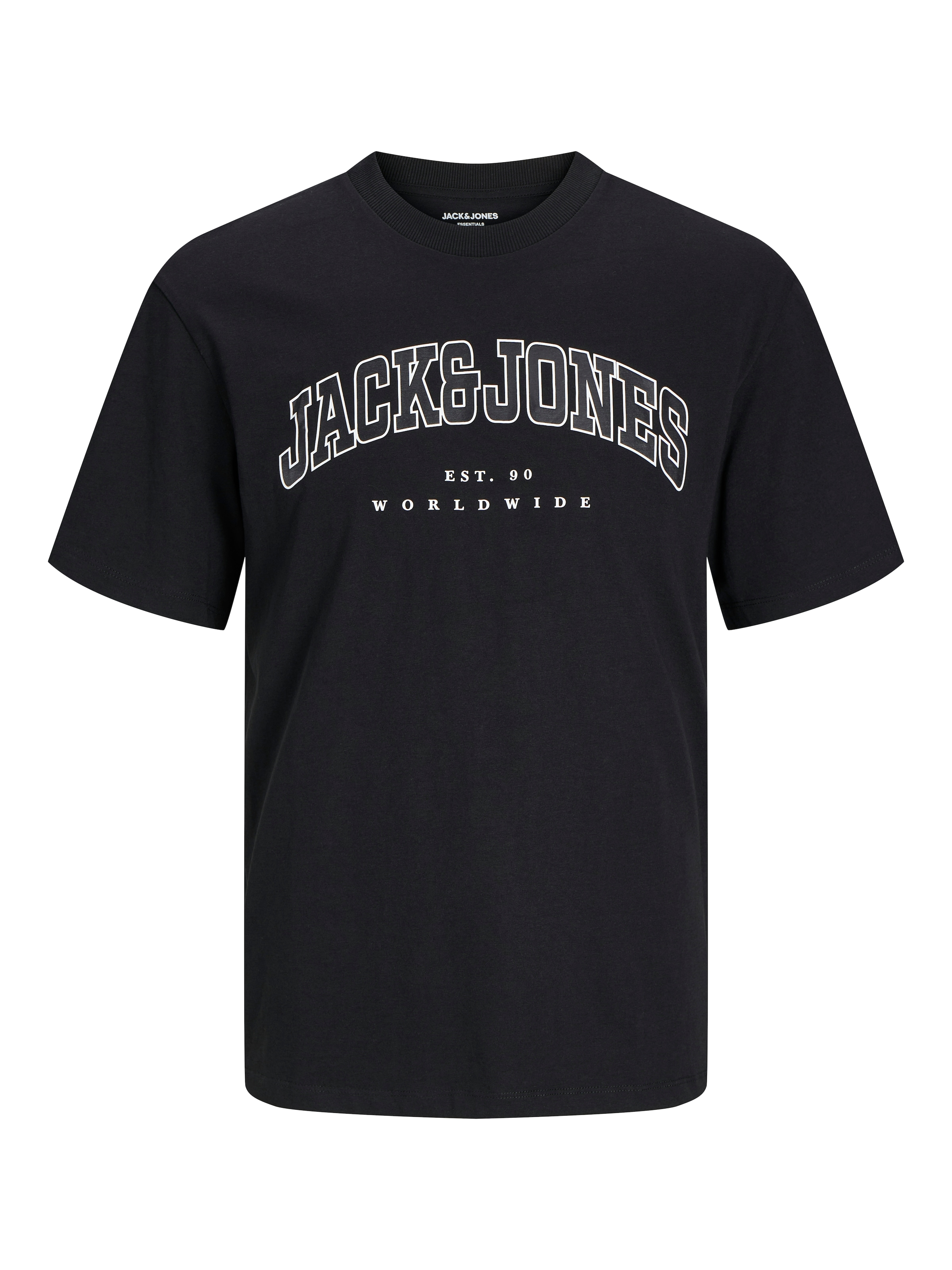 Jack & Jones Rundhalsshirt »JJECALEB VARSITY TEE SS O-NECK NOOS«