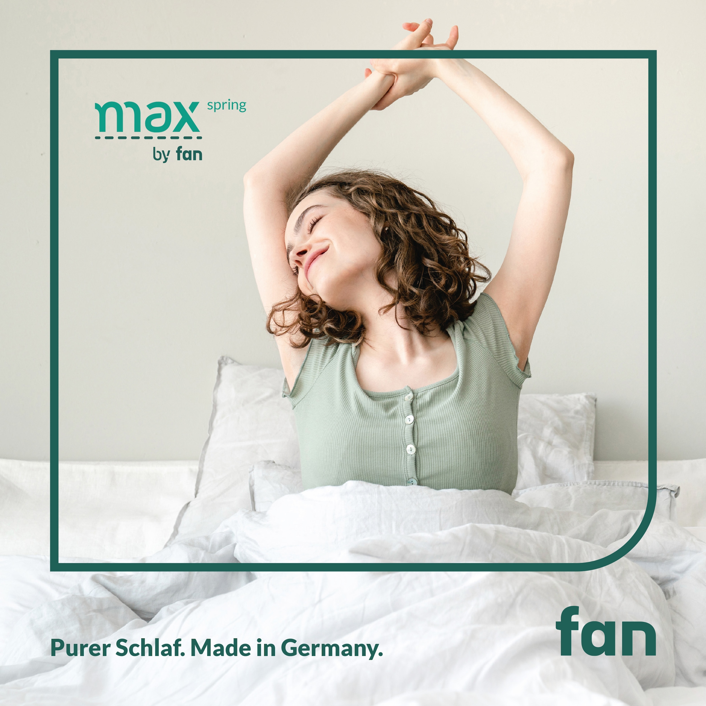 fan Taschenfederkernmatratze »max spring by fan, 90x200 cm, 140x200 & weitere Grössen«, 18 cm hoch, 360 Federn, (1 St., 1-tlg.), 5 Liegezonen, atmungsaktiv, ergonomisch, belastbar bis 140 kg