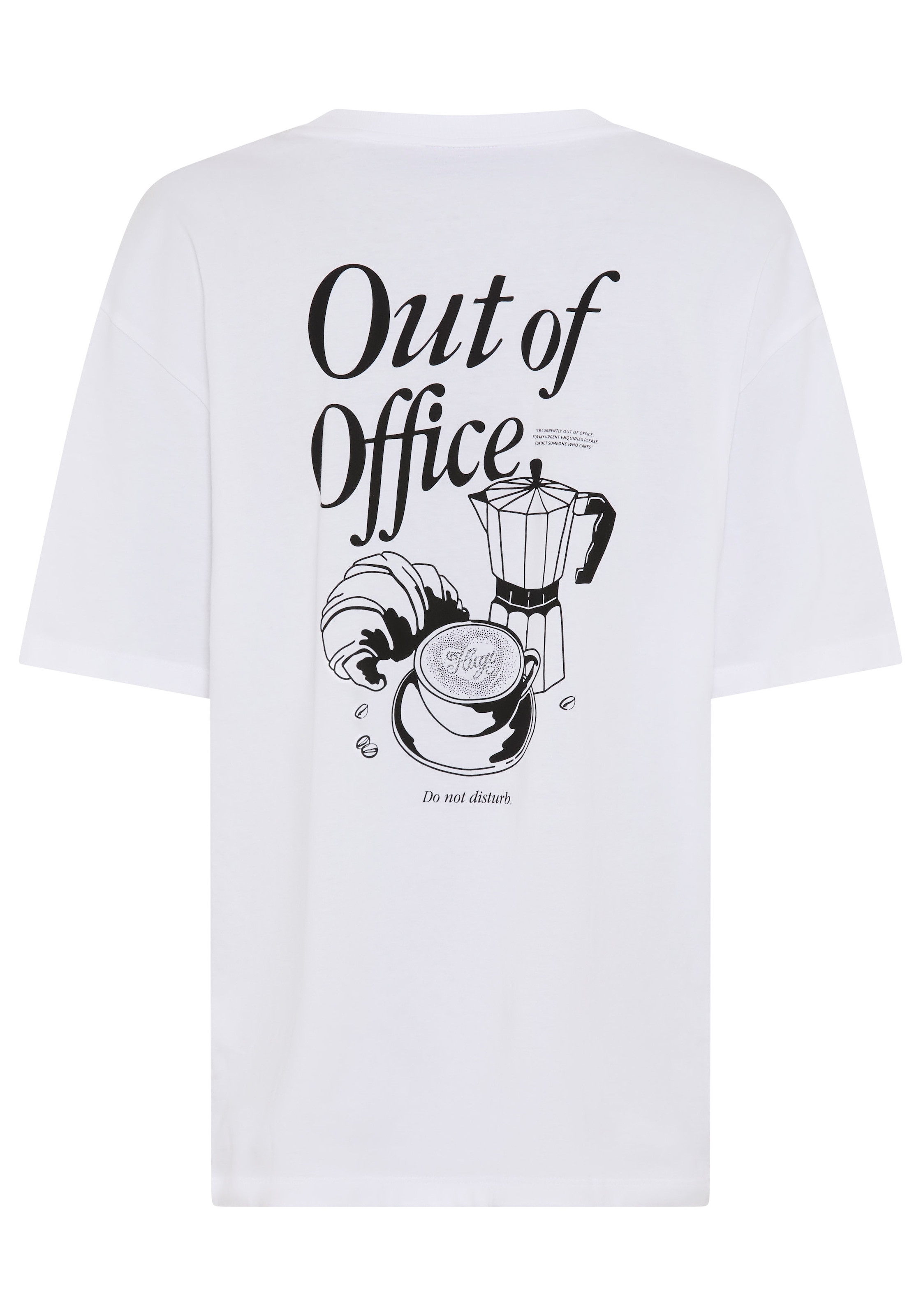 HUGO Blue T-shirt »Oversized Tee« mit Print, Rundhals