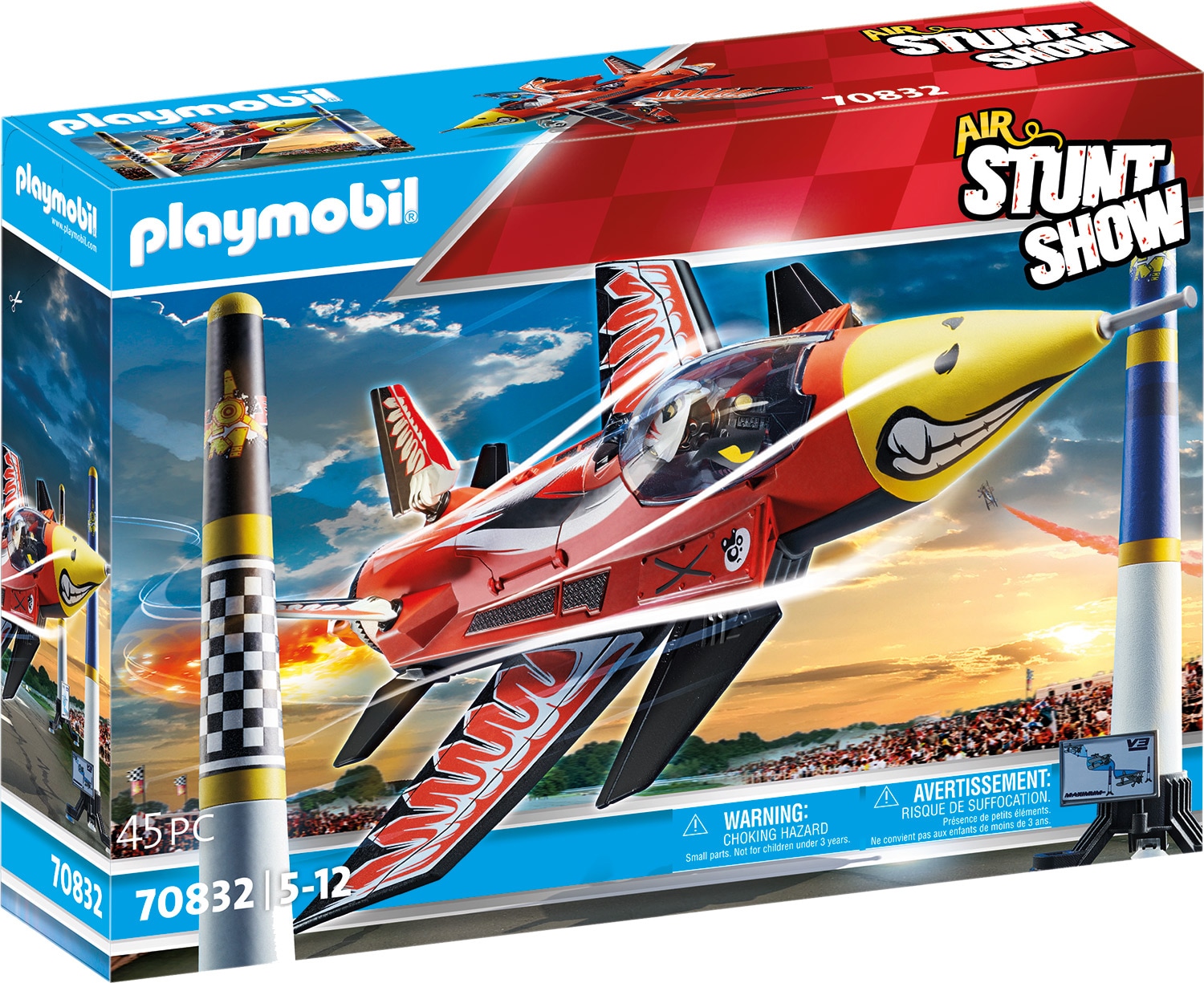 Image of Playmobil® Konstruktions-Spielset »Düsenjet "Eagle" (70832), Air Stuntshow«, (45 St.), Made in Germany bei Ackermann Versand Schweiz