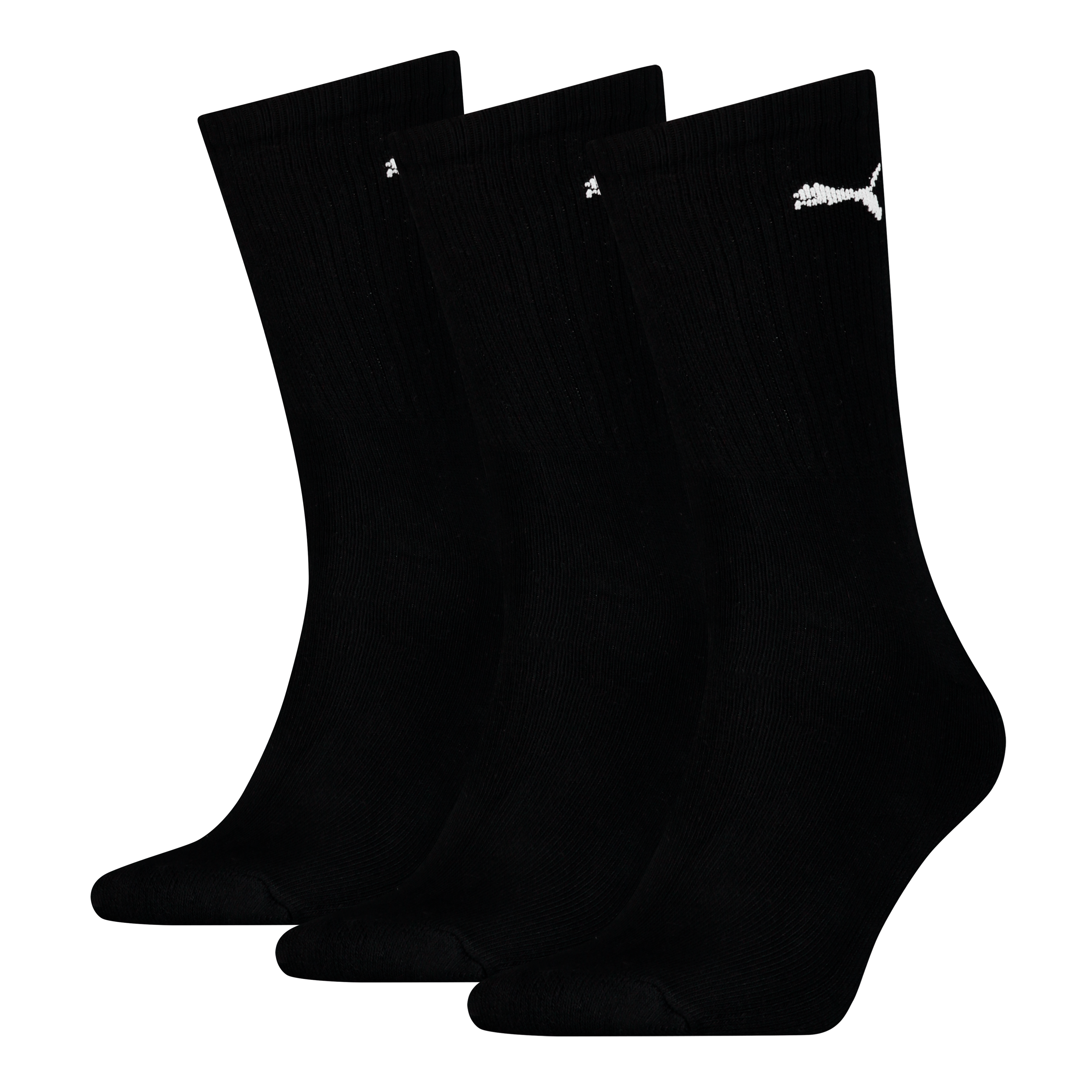 PUMA Sportsocken "UNISEX LIGHT CREW SOCK" 3 Stk. tlg. Mit flacher Zehennaht