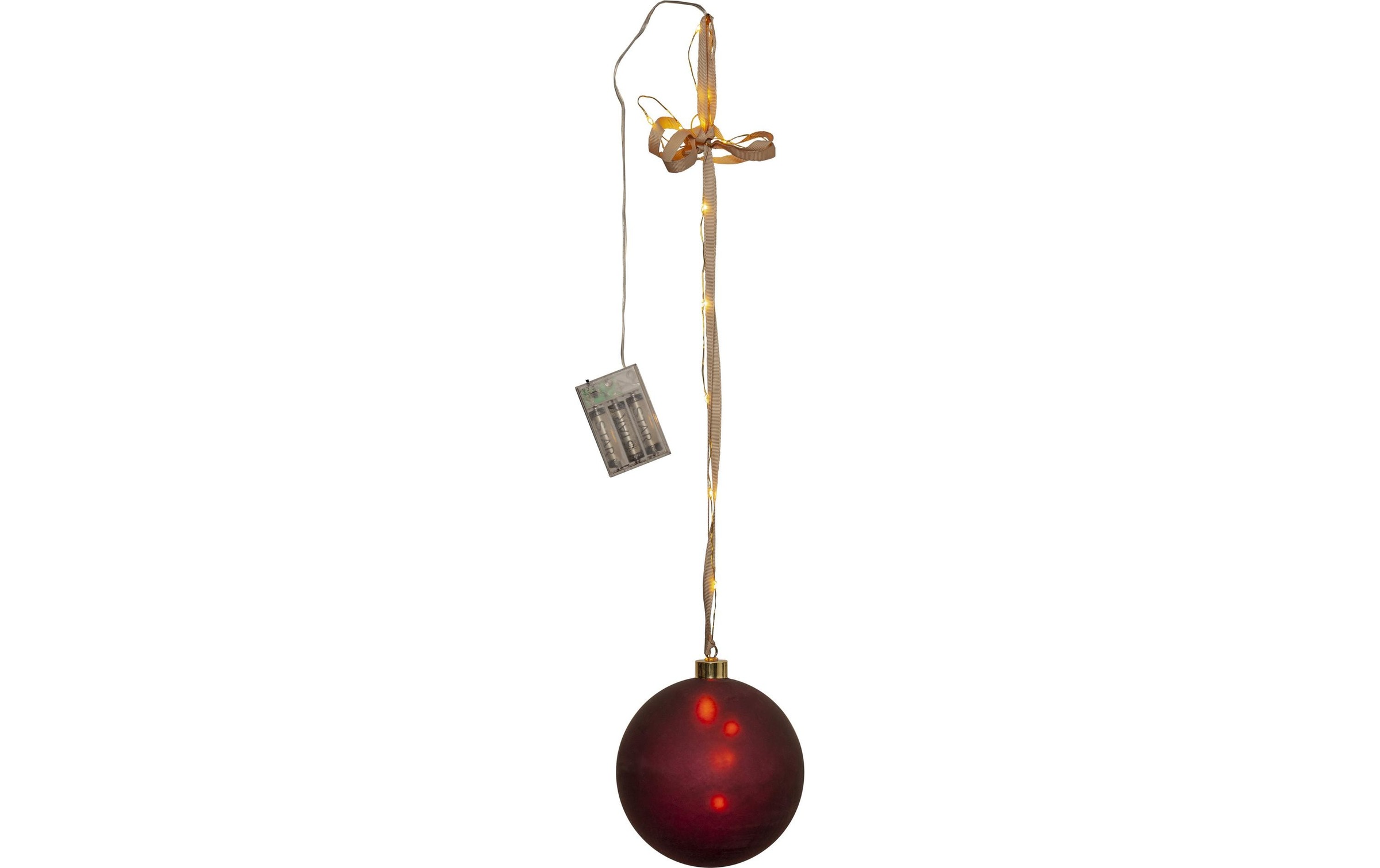 Weihnachtsbaumkugel »Kugel Bliss, 15 cm, Rot«