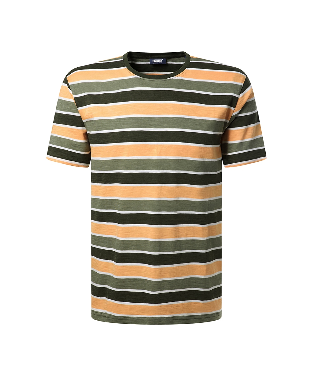 Pioneer Authentic Jeans T-shirt avec motif à rayures
