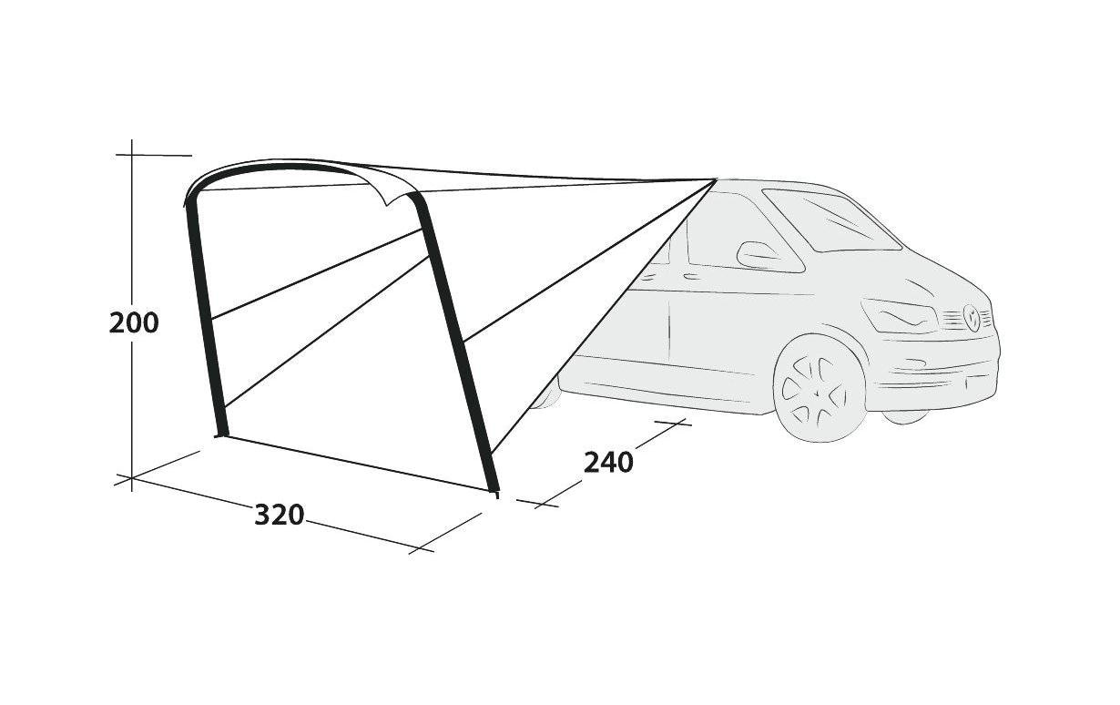 Outwell Sonnensegel »Touring Canopy Air«