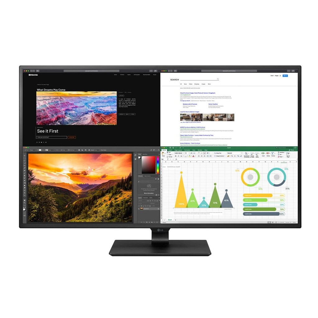 LG LCD-Monitor »43UN700-B«, 107,52 cm/42,5 Zoll, 3840 x 2160 px, 60 Hz