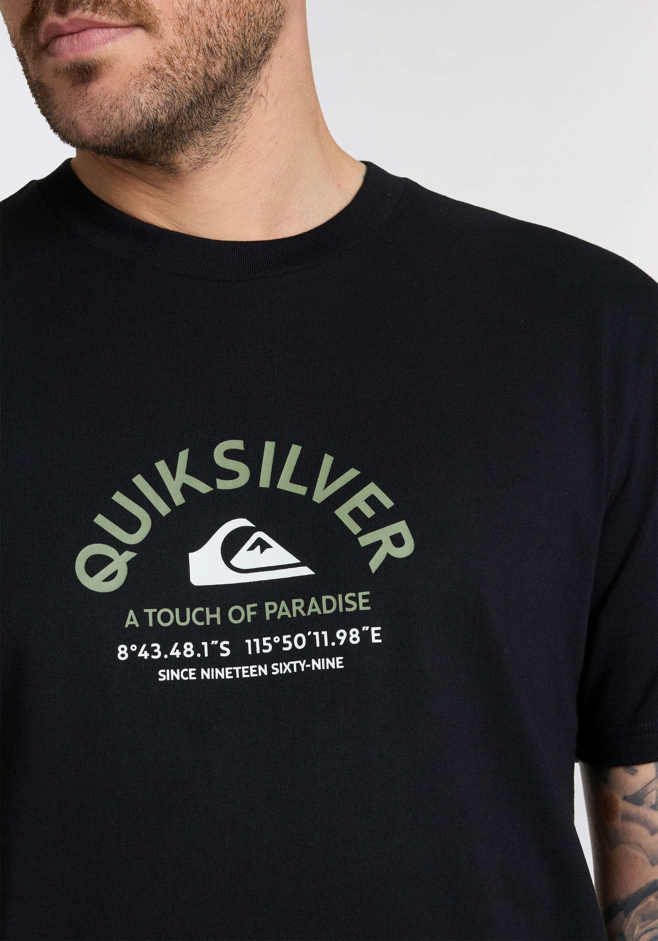 Quiksilver T-Shirt »BEST PLACE SHORT SLEEVE TEE PACK YM«, (Packung, 2 tlg., 2er-Pack)