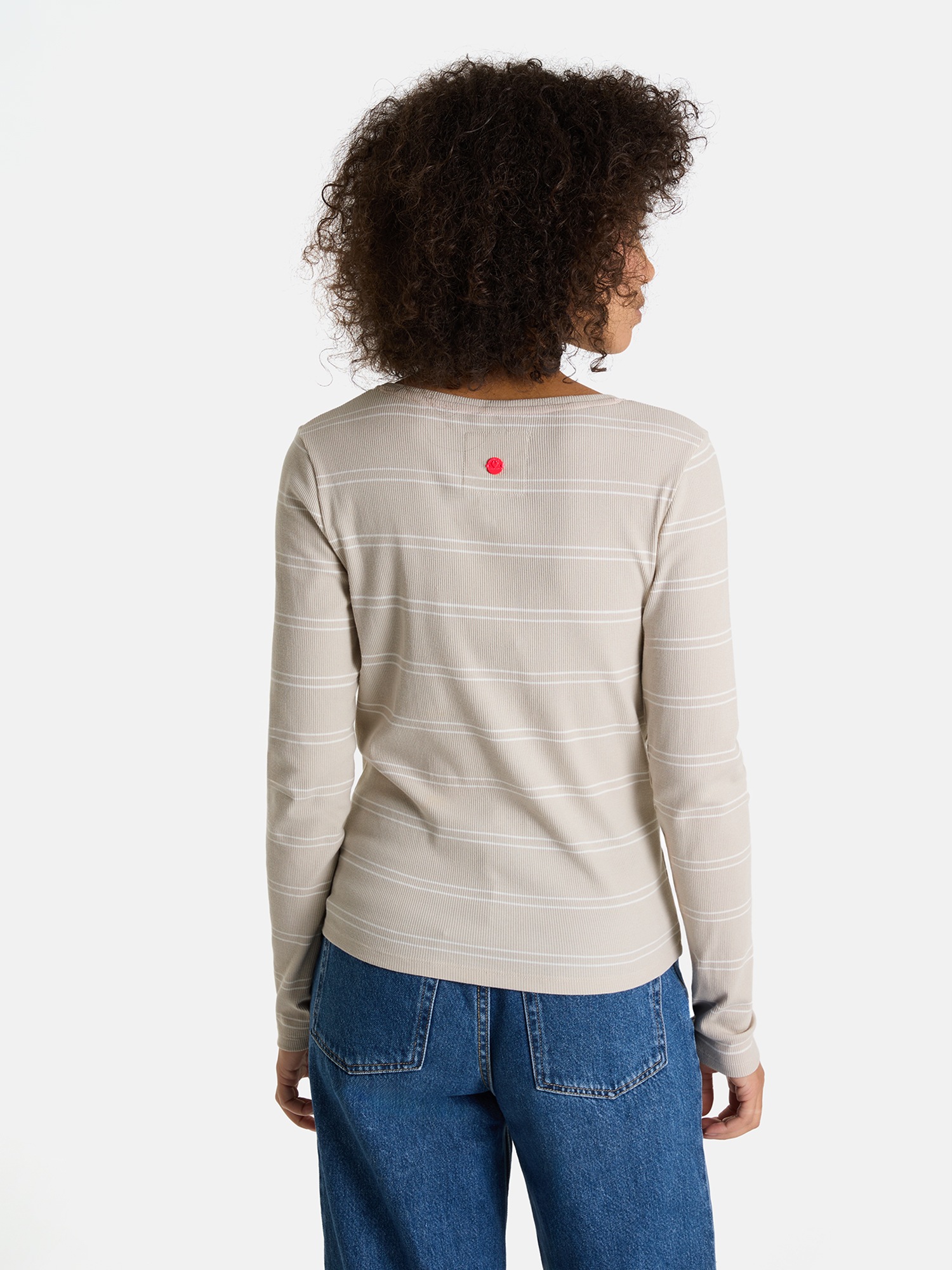 Lieblingsstück Langarmshirt »SinaL« mit Herzmotiv und Streifen