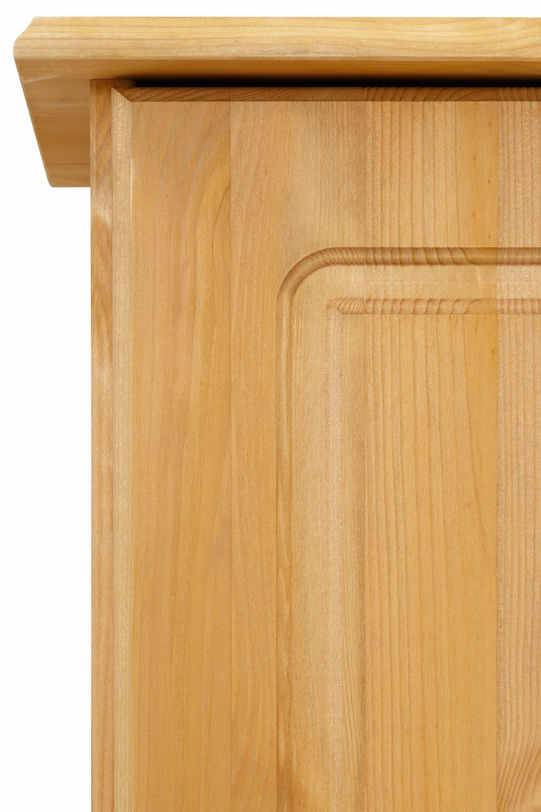 Home affaire Wäscheschrank »Minik« mit geschwungenem Fusssockel, in drei verschiedenen Farbvarianten