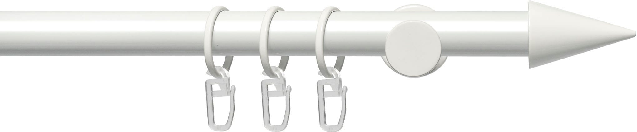 Image of Liedeco Gardinenstange "Fertigstilgarnitur 20 mm Power Spitze" Ø 20 mm 1 läufig-läufig Fixmass Gardinenstange Komplett