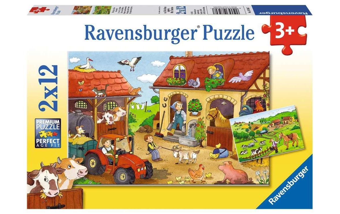 Image of Ravensburger Puzzle »Fleissig auf dem Bauernhof«, (12 tlg.) bei Ackermann Versand Schweiz