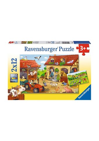 Ravensburger Puzzle »Fleissig auf dem Bauernhof«, (12 tlg.) kaufen