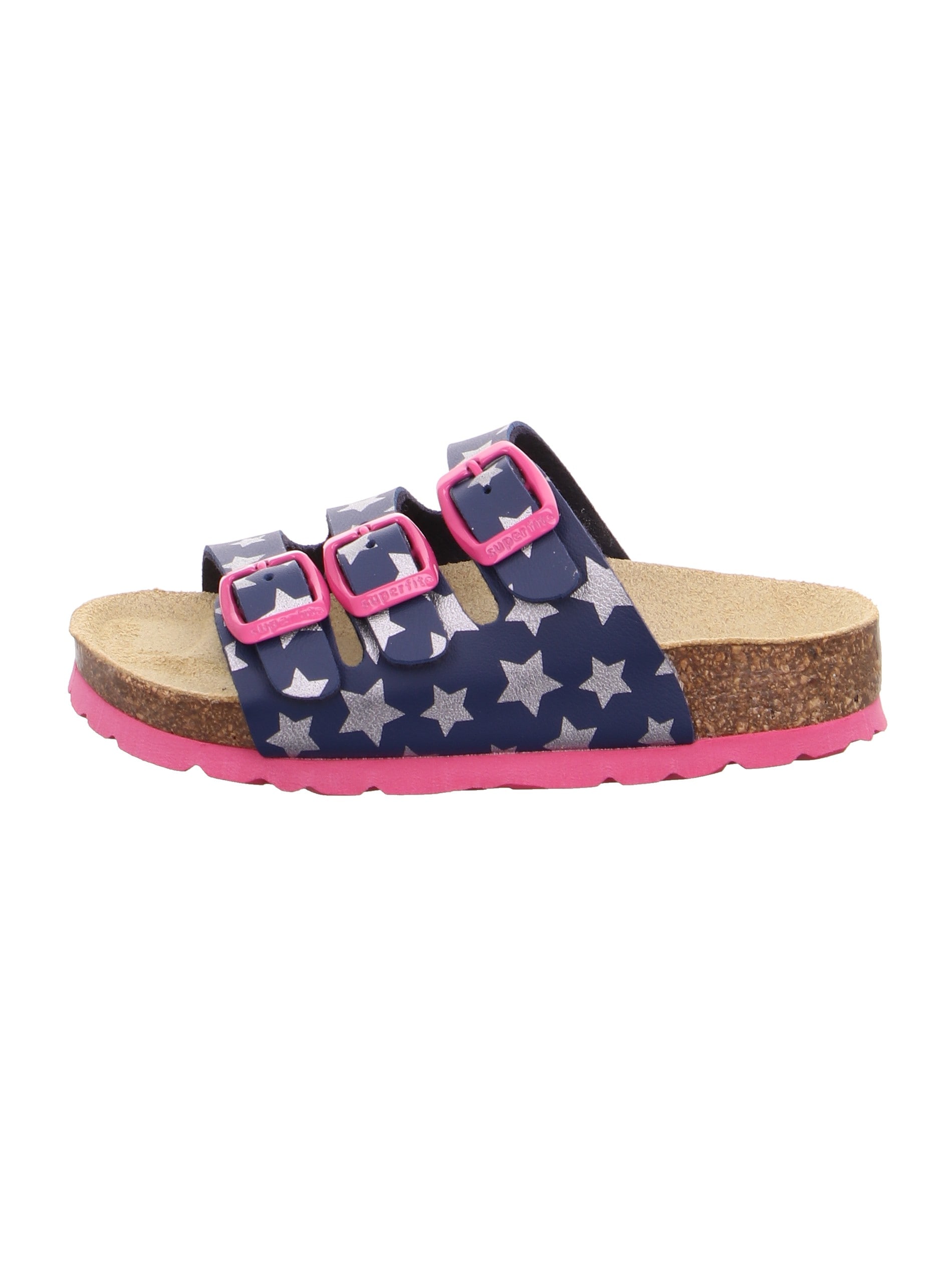 Superfit Hausschuh »Fussbettpantolette WMS: Mittel«  Schlappen, Hausschuh mit allover Print, Grössenschablone zum Download