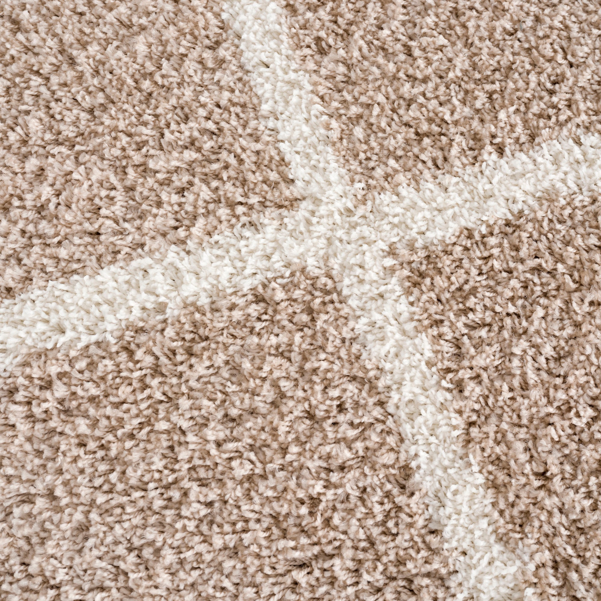 Sanat Hochflor-Teppich »Madrid«, rund, 30 mm Höhe, Wohnzimmer, Langflor, Shaggy Teppich