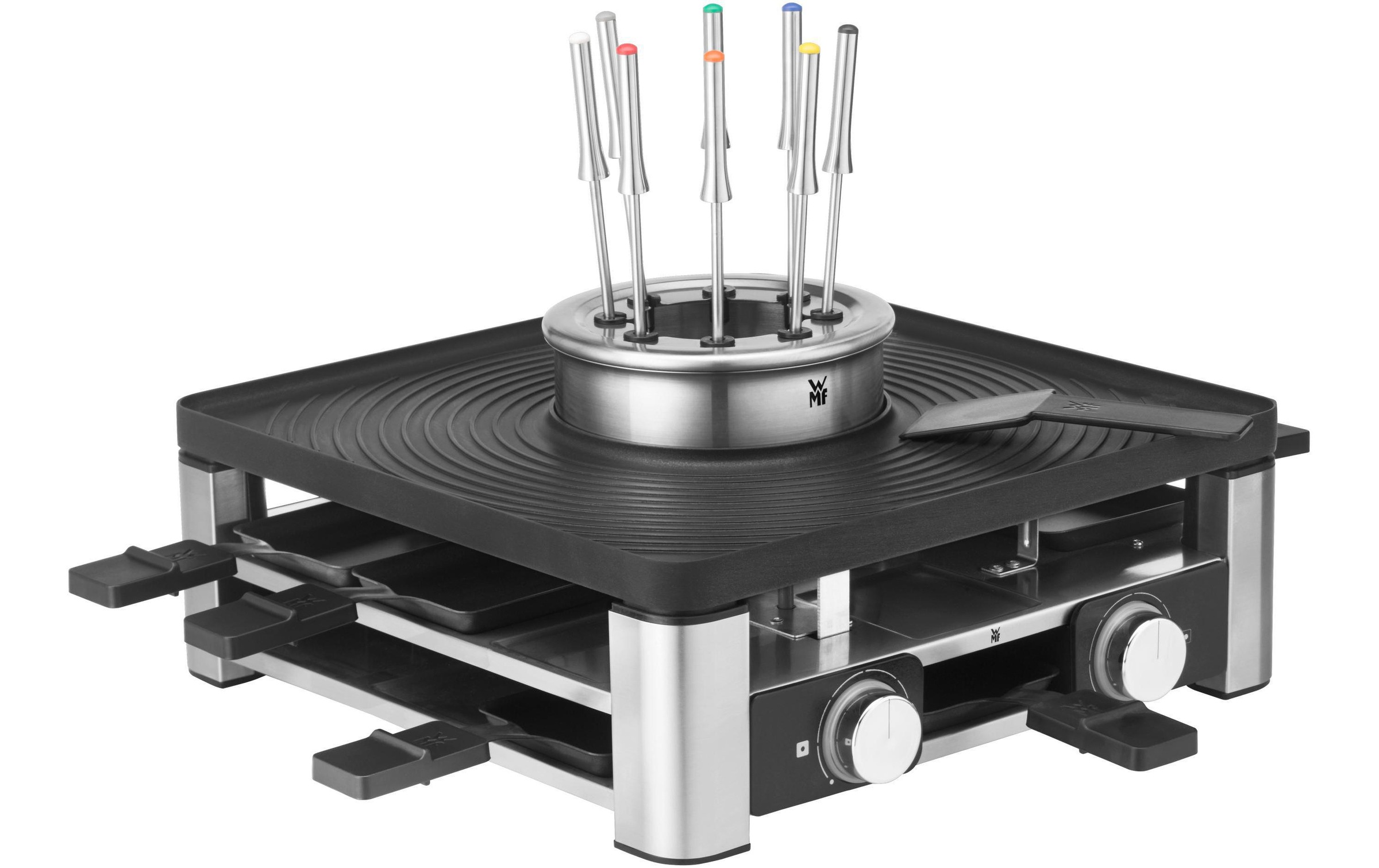 Image of WMF Raclette und Fondue-Set "Lumero" 8 Stk. Raclettepfännchen 1.800 W