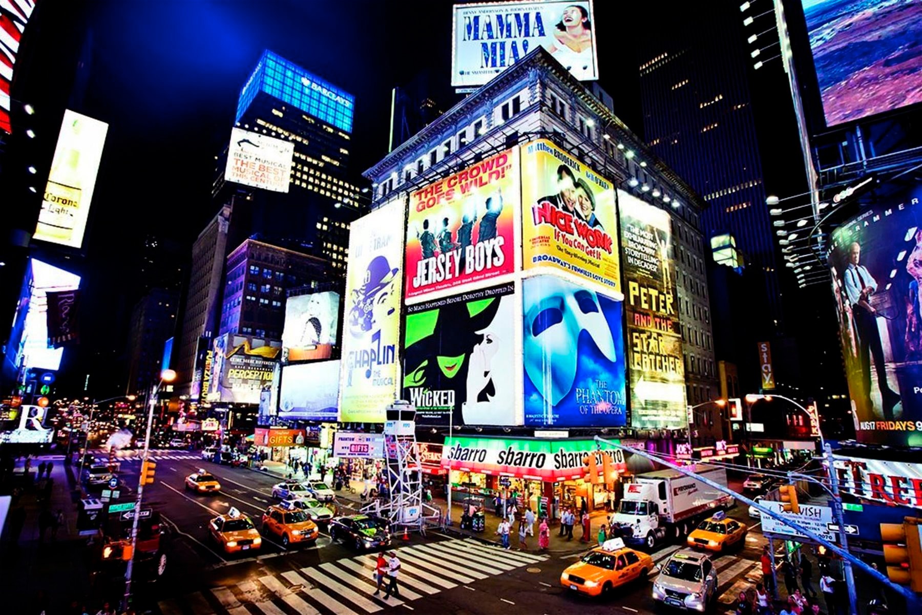 Image of Papermoon Fototapete "New York Time Square" glatt