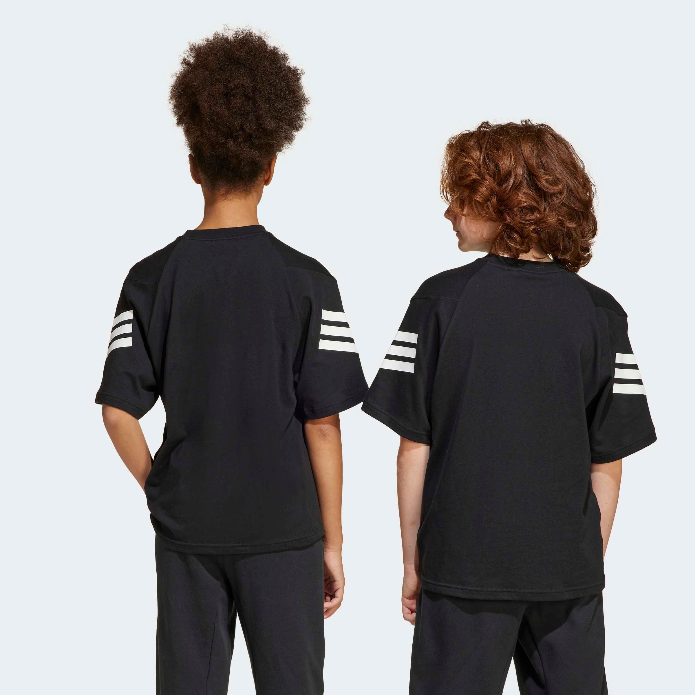 adidas Sportswear T-shirt »FUTURE ICONS 3-STREIFEN KIDS« lockerer Schnitt, sportlicher Stil, Rundhalsausschnitt