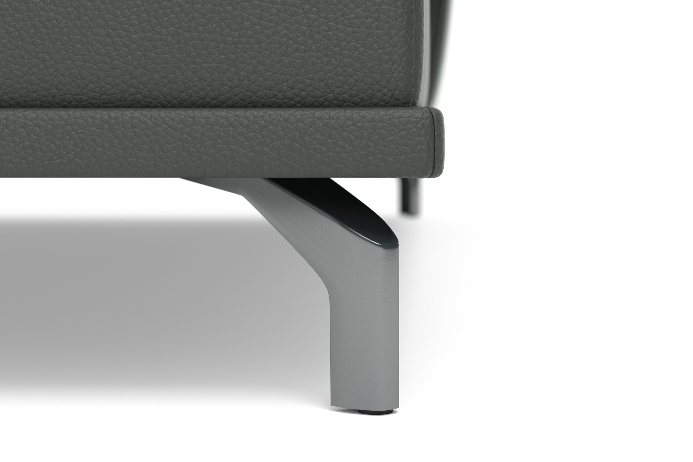 GOODproduct Wohnlandschaft »Costello U-Form, Sitztiefen- & Armteilverstellung, 3 Nierenkissen« optional Schlaffunktion & Stauraum, Federkern, Leder