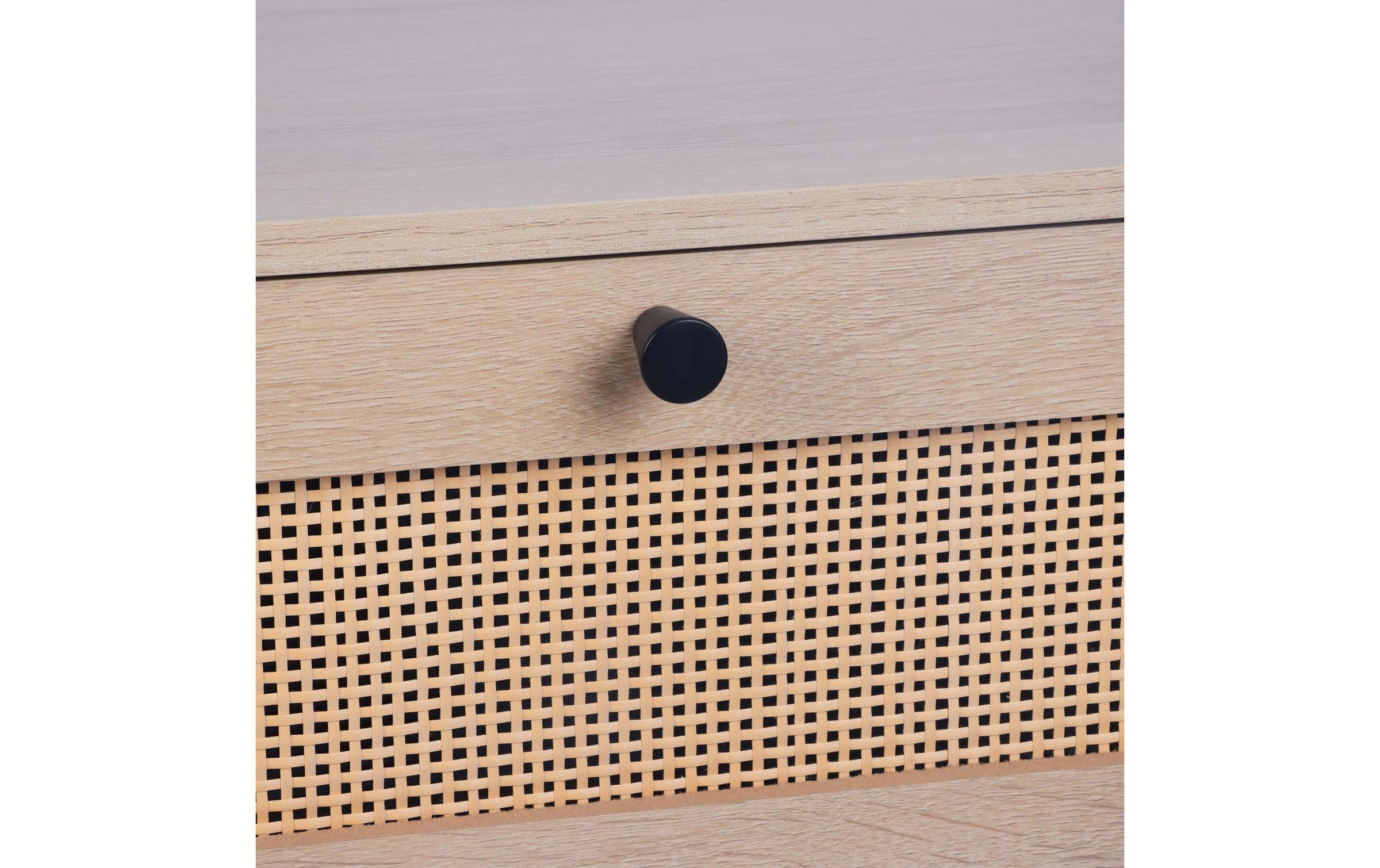 relaxdays »relaxdays Nachttisch 40 x 55 cm, Schwarz/Braun«