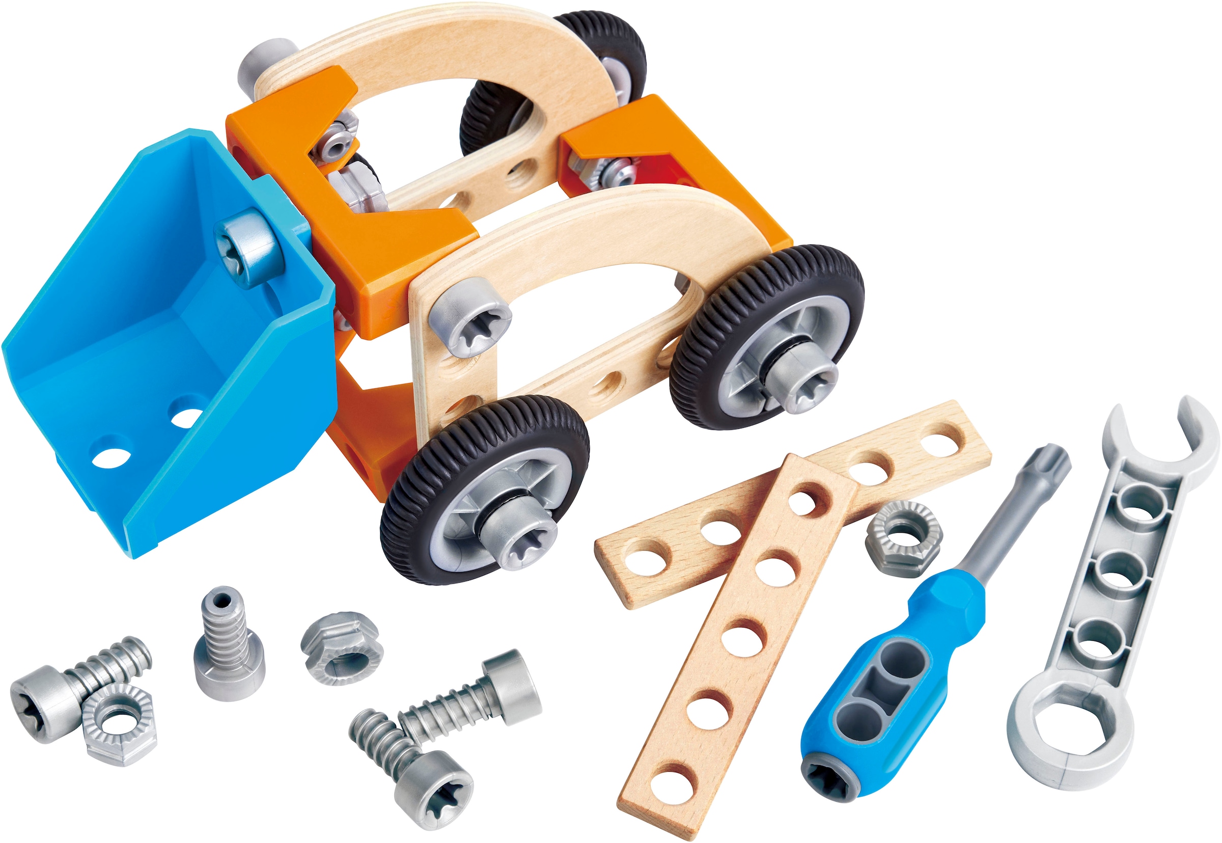 Image of Hape Konstruktions-Spielset "Fahrzeug-Bauset"