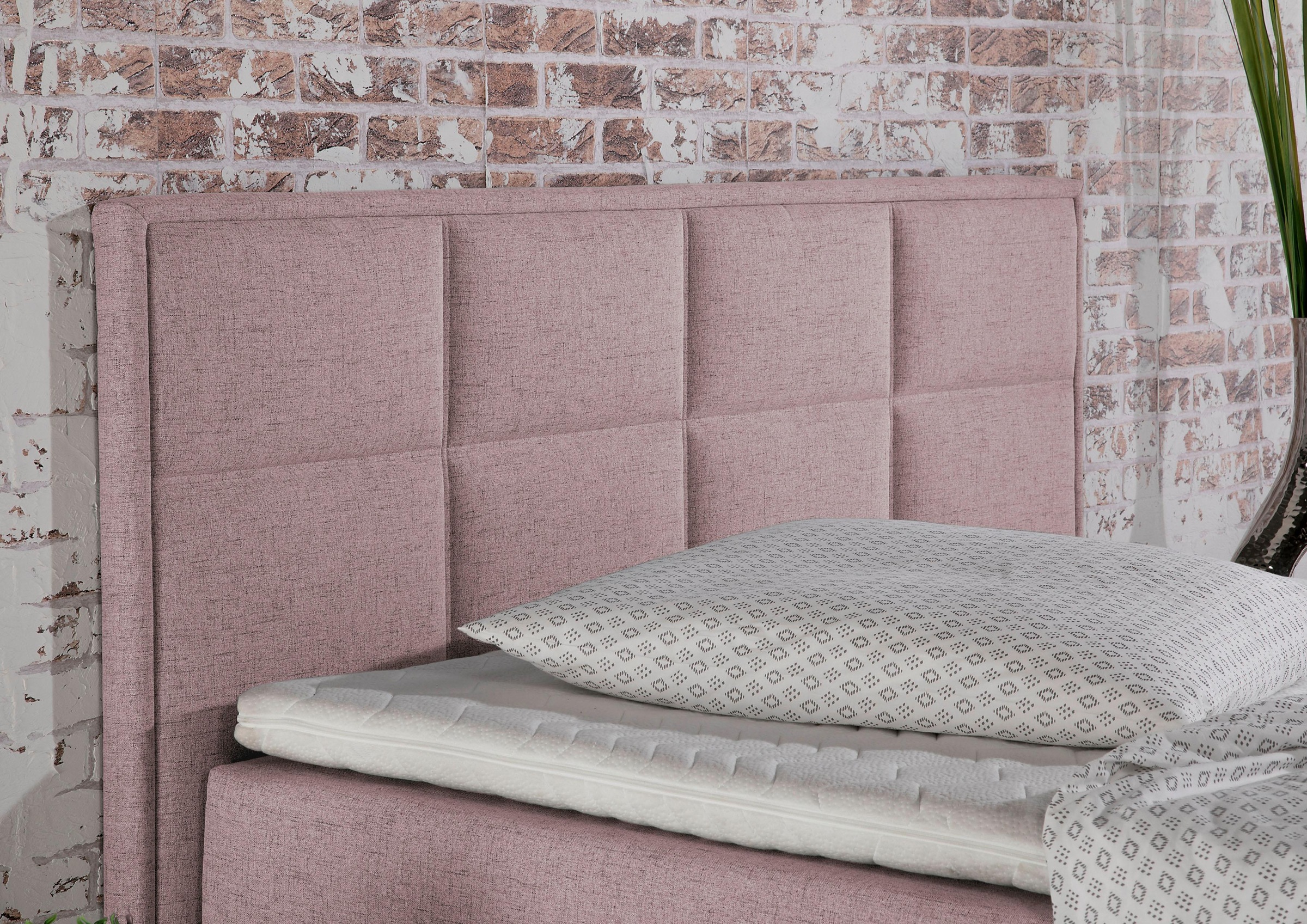 Home affaire Lit boxspring »Casey« en 5 largeurs, 3 modèles, 2 degrés de fermeté, matelassage, surmatelas