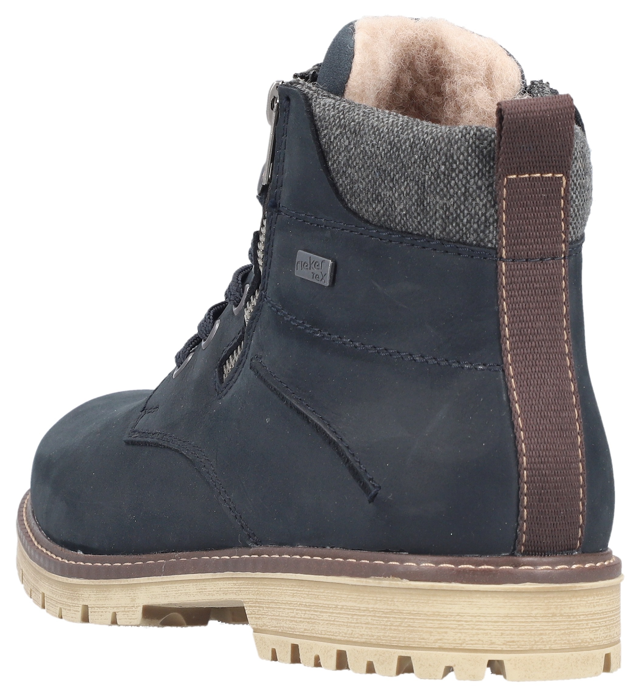 Rieker Winterstiefelette, Winterboots, Outdoorboots, Rieker-Tex, mit gepolstertem Schaftrand