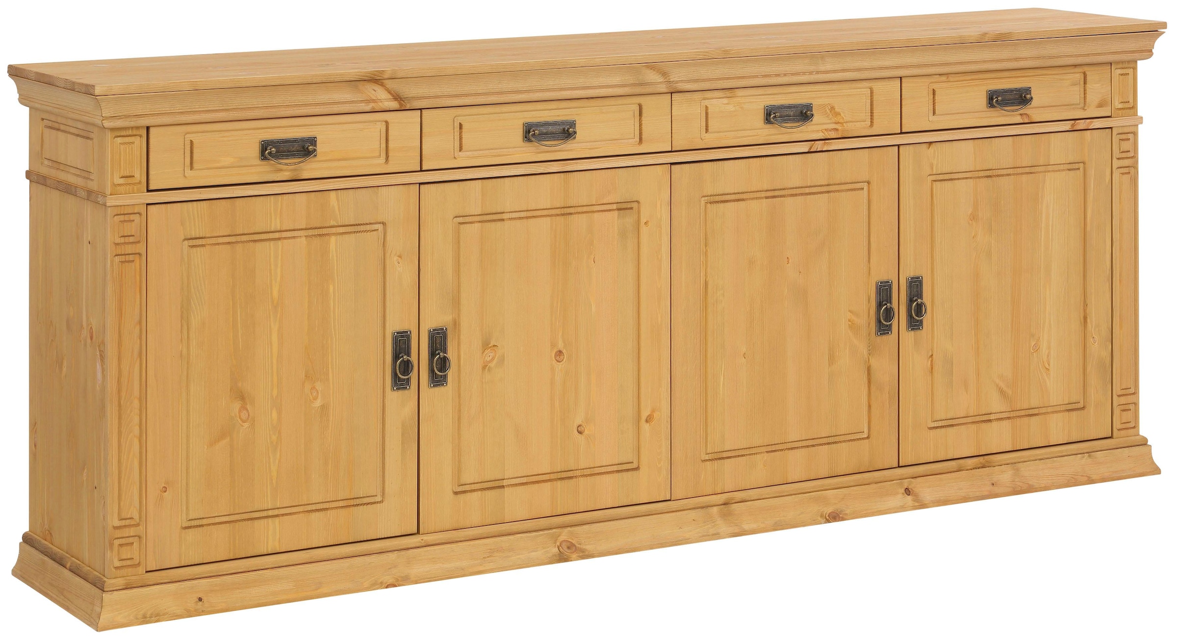 Image of Sideboard Kommode im klassischen Landhausstil, Breite 202 cm