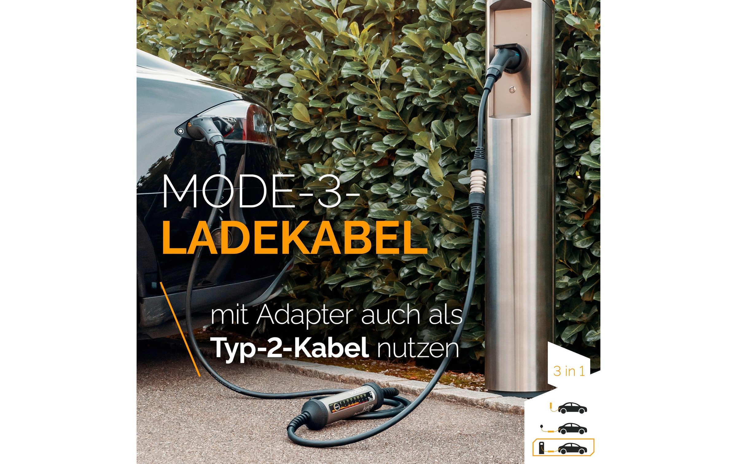 Elektroauto-Ladestation »Juice Technology JUICE BOOSTER 2 Swiss Traveller Set«