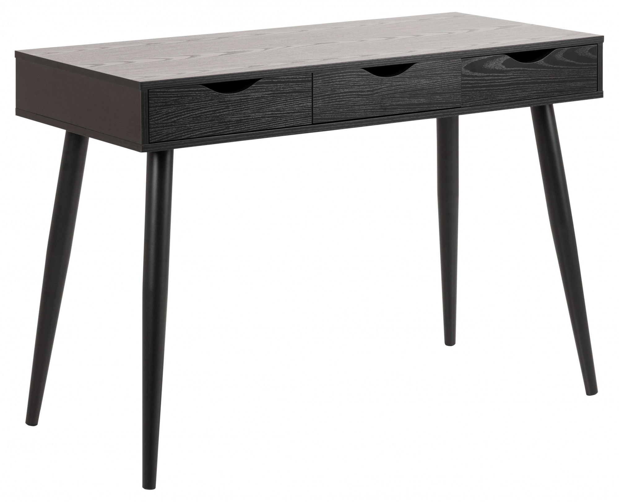 Image of ACTONA GROUP Schreibtisch "Neptun mit 3 Schubladen im skandinavischen Design" Bürotisch - Stilvoll & Zeitlos, Breite 110 cm